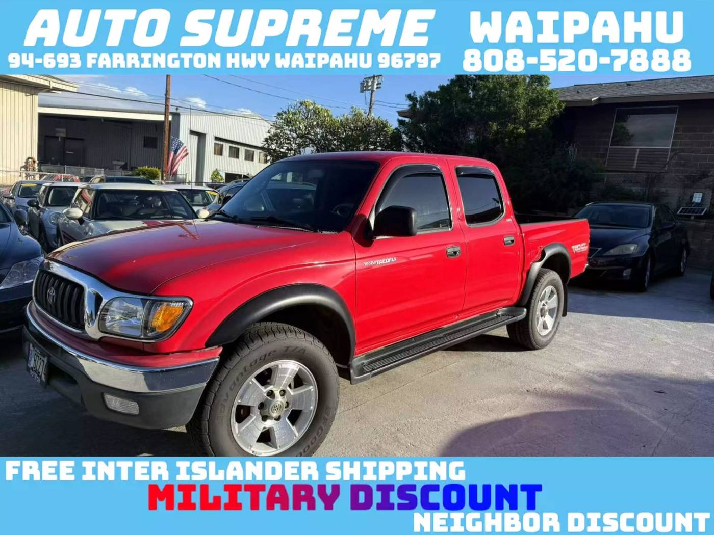 2003 Toyota Tacoma PreRunner — Pickup Truck — 179,000 mi — Waipahu, HI