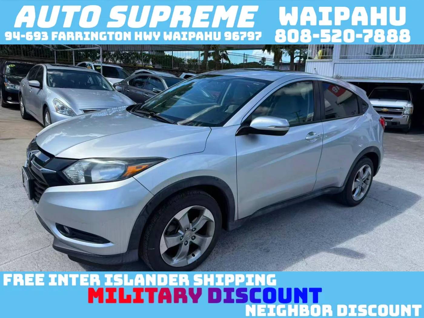 2016 Honda HR-V EX — SUV — 43,945 mi — Waipahu, HI
