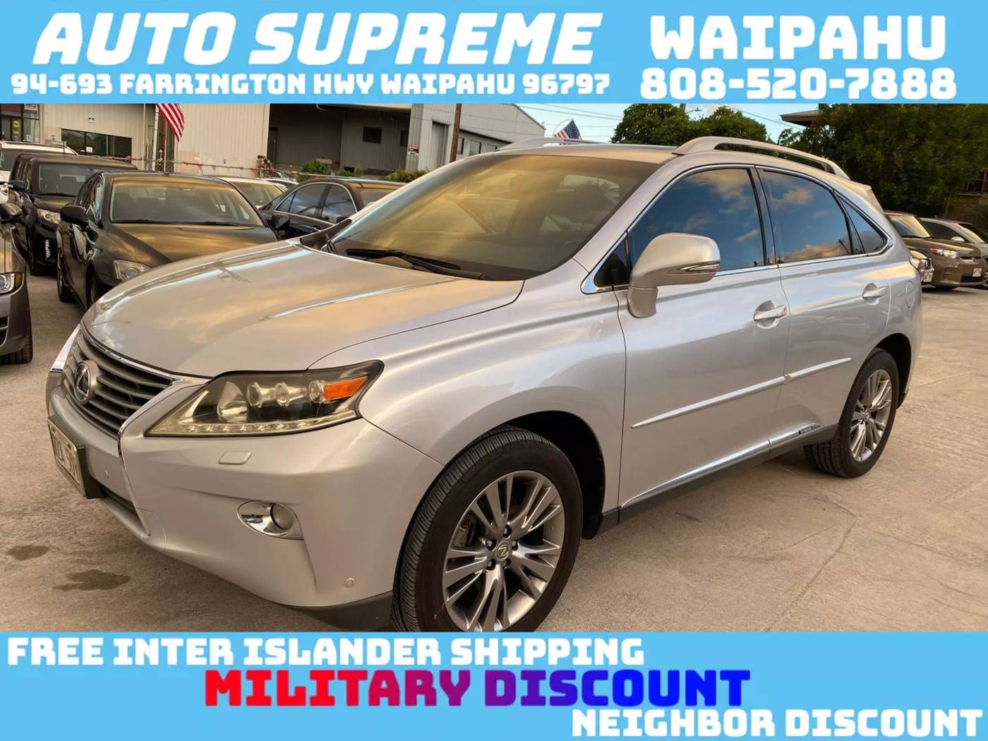 2013 Lexus RX RX 450h — SUV — 60,001 mi — Waipahu, HI