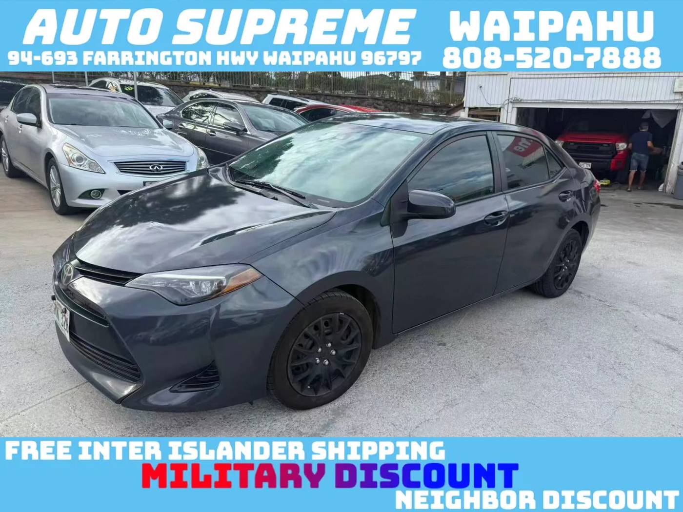 2017 Toyota Corolla SE — Sedan — 104,534 mi — Waipahu, HI