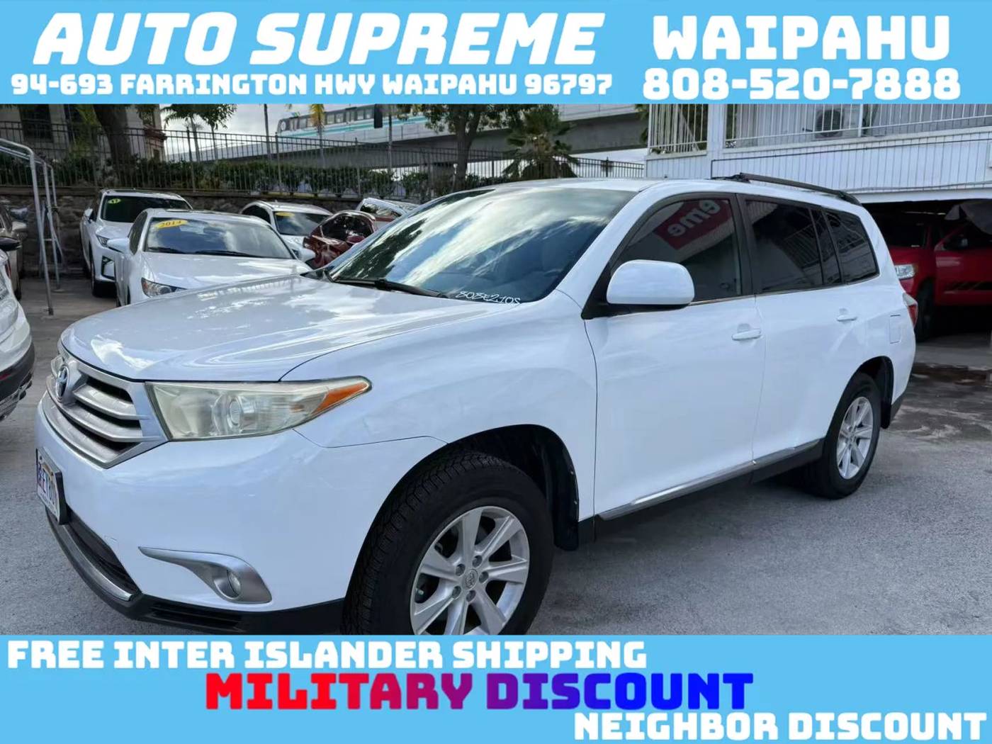2012 Toyota Highlander SE — SUV — 125,000 mi — Waipahu, HI
