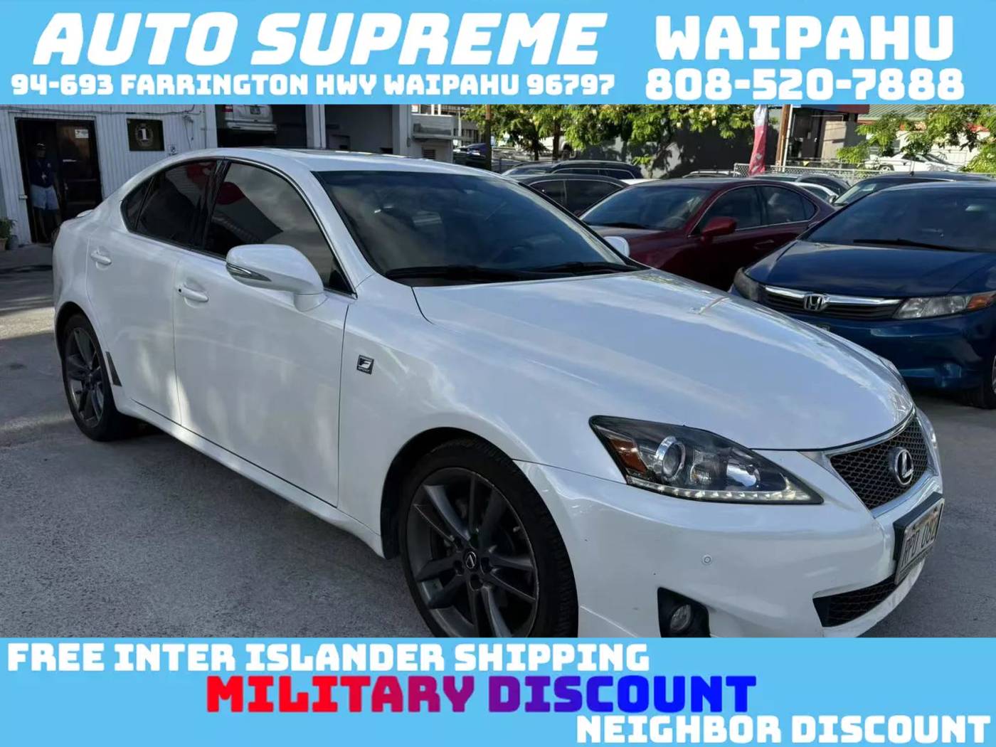 2011 Lexus IS IS 250 — Sedan — 53,924 mi — Waipahu, HI