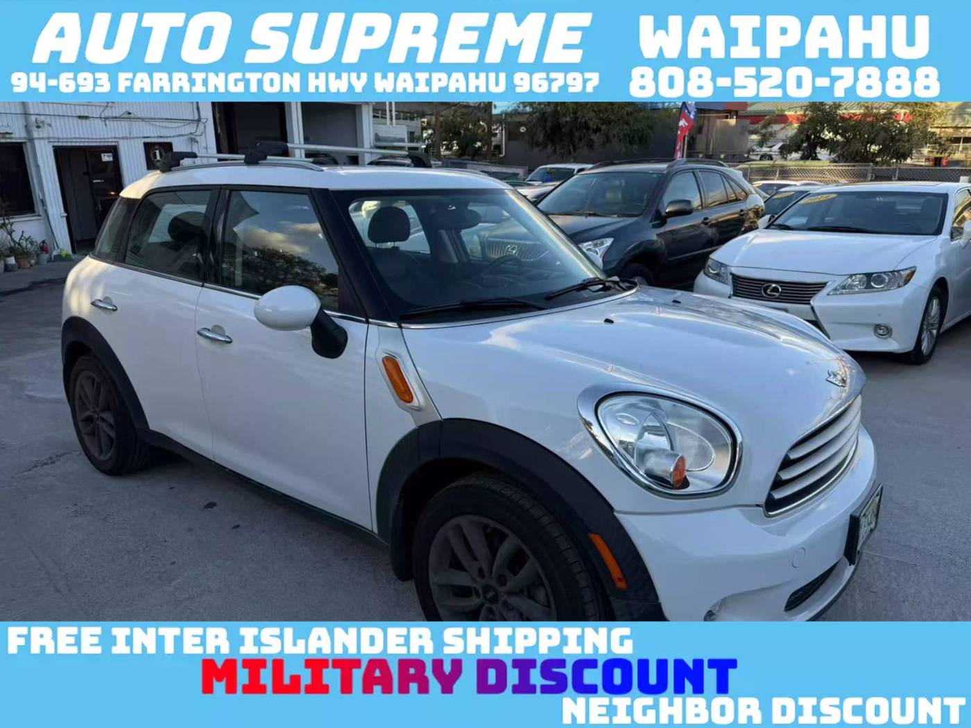 2014 MINI Countryman Cooper — SUV — 69,461 mi — Waipahu, HI