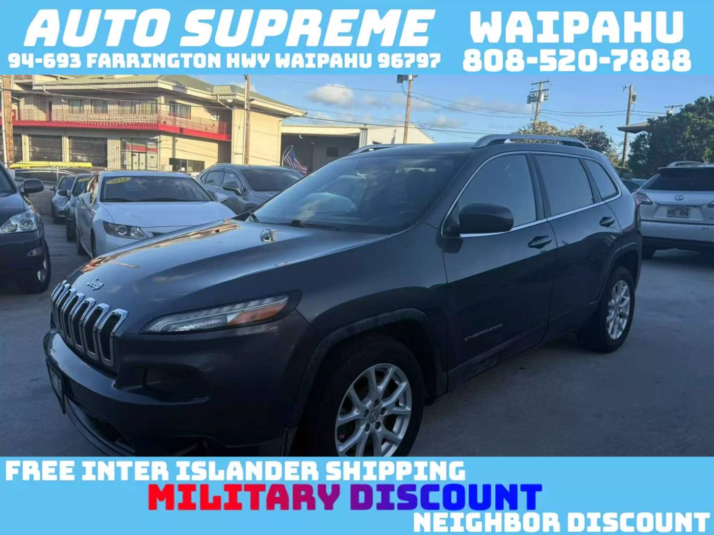 2015 Jeep Cherokee Latitude — SUV — 91,568 mi — Waipahu, HI