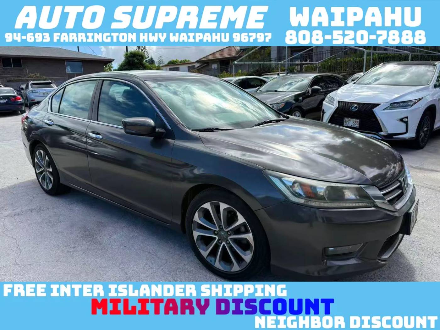 2014 Honda Accord Sport — Sedan — 106,000 mi — Waipahu, HI