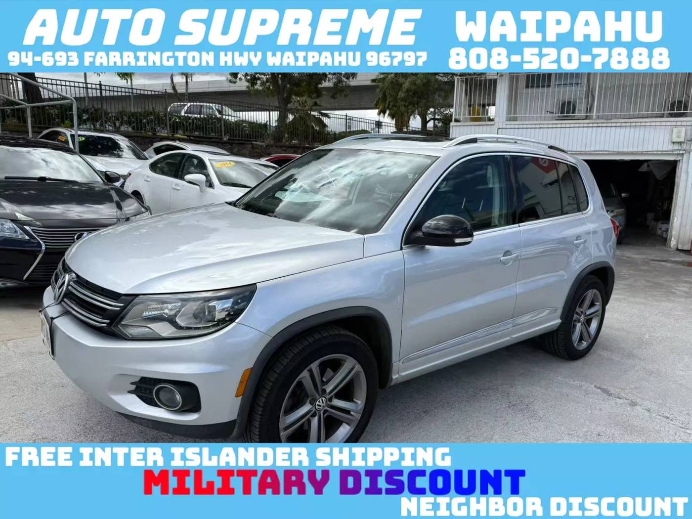 2017 Volkswagen Tiguan Sport — SUV — 40,362 mi — Waipahu, HI