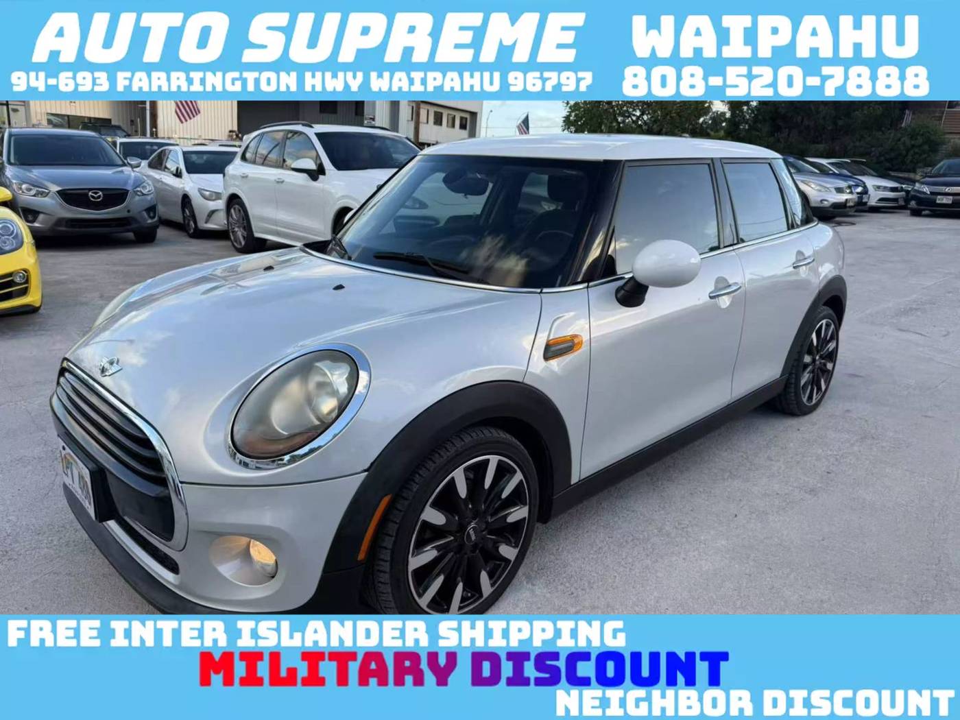2017 MINI Hardtop Cooper — Hatchback — 86,367 mi — Waipahu, HI