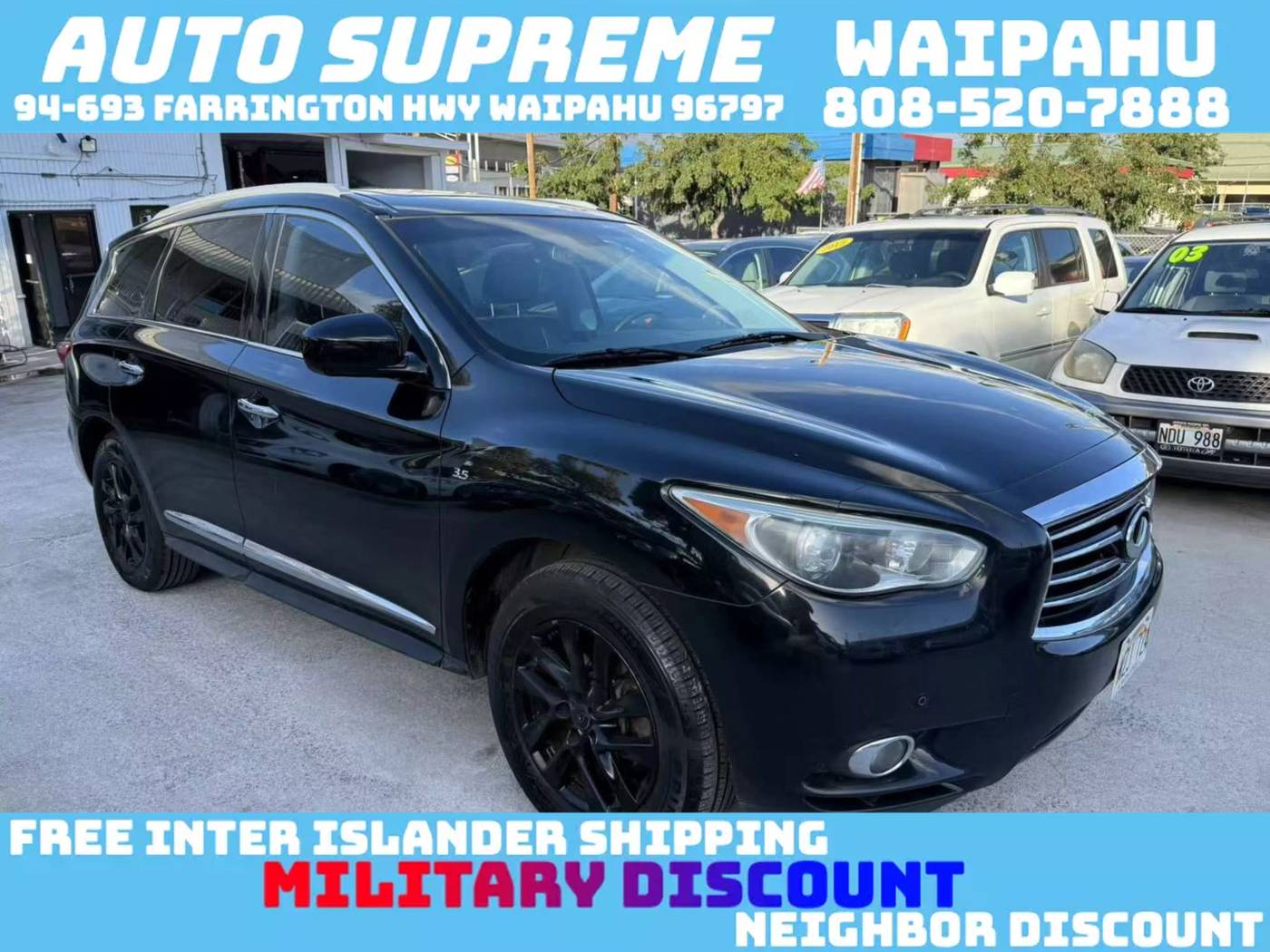 2015 INFINITI QX60 3.5 — SUV — 121,000 mi — Waipahu, HI