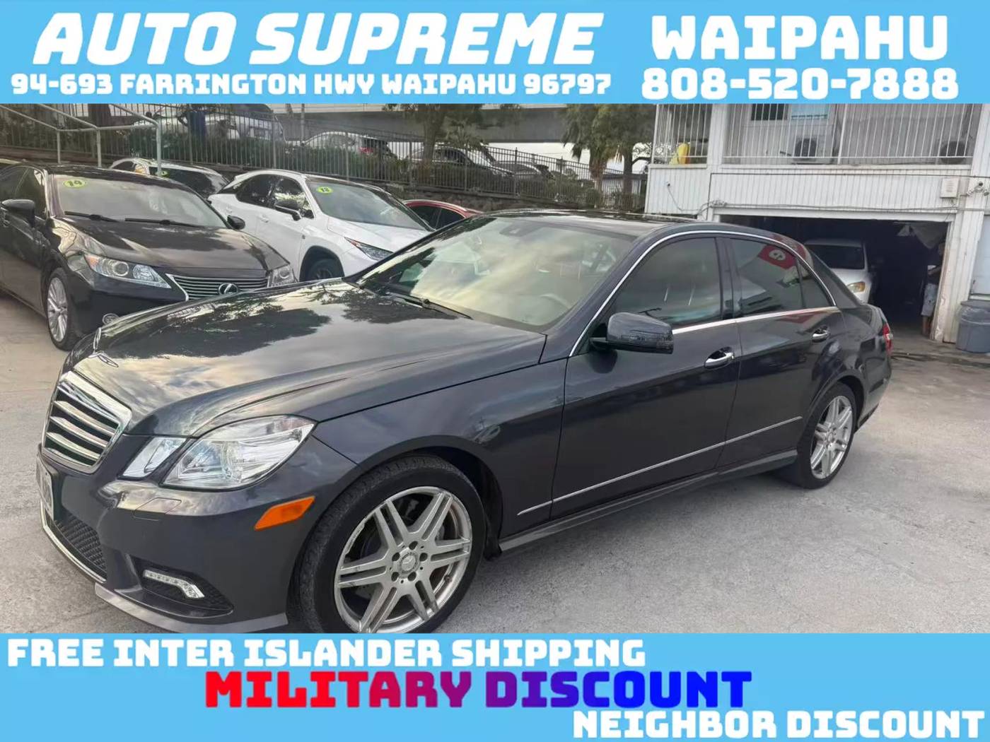 2010 Mercedes-Benz E-Class E 550 — Sedan — 53,953 mi — Waipahu, HI