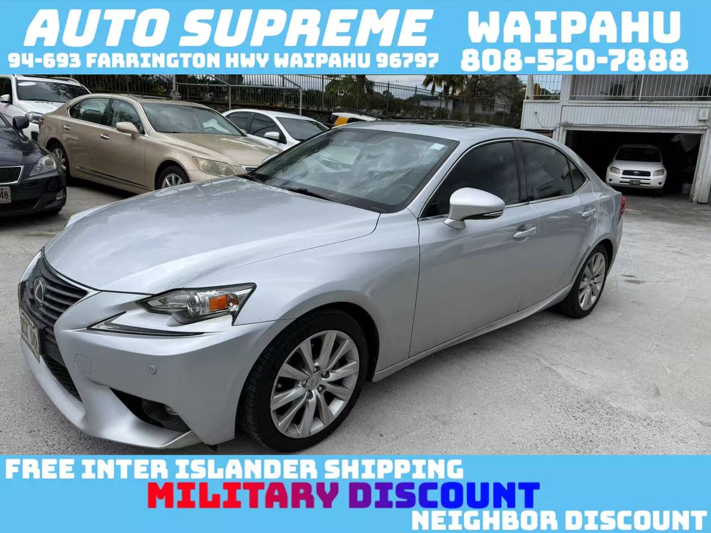 2015 Lexus IS IS 250 — Sedan — 67,172 mi — Waipahu, HI