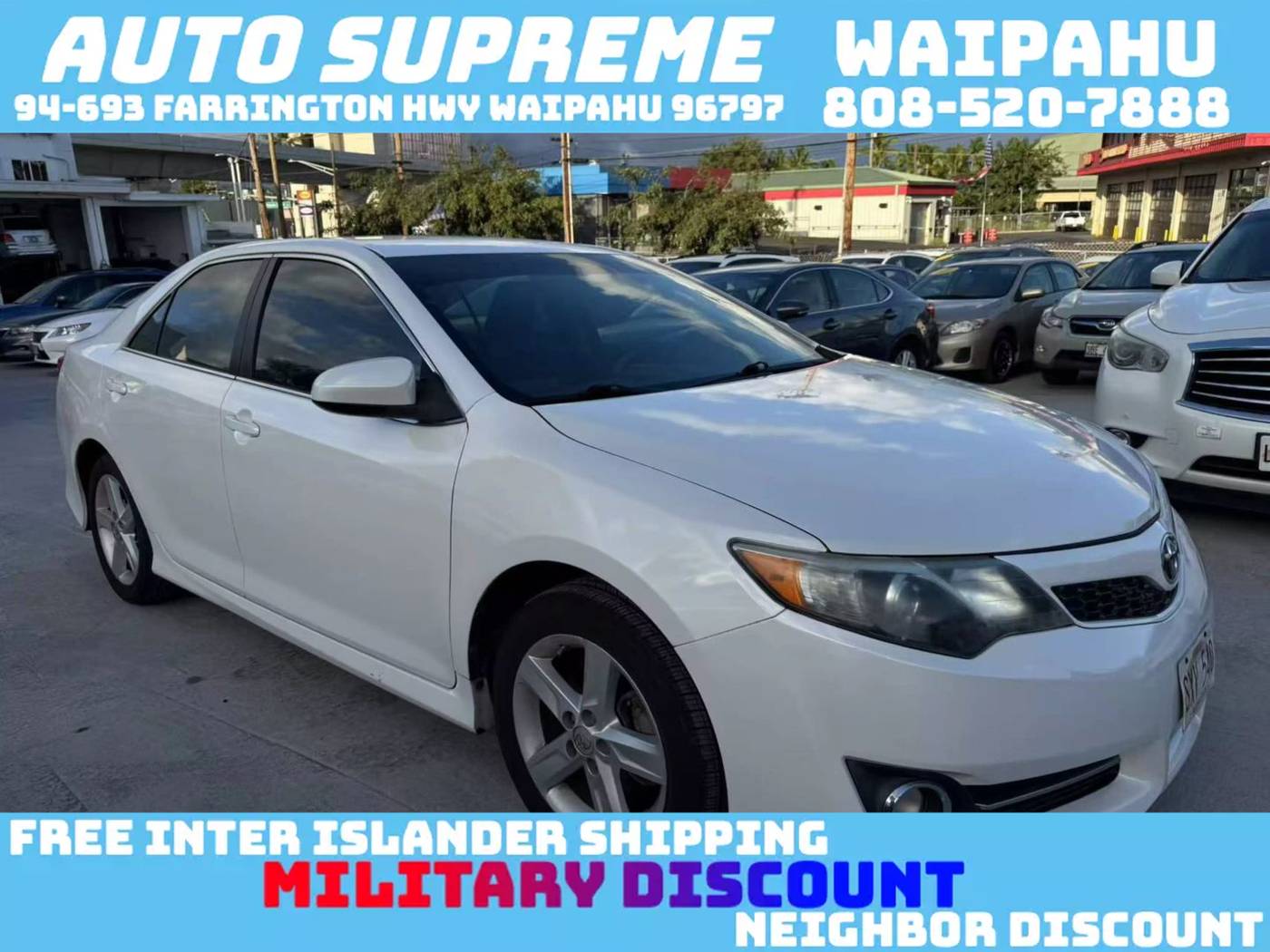 2014 Toyota Camry SE Sport — Sedan — 67,381 mi — Waipahu, HI