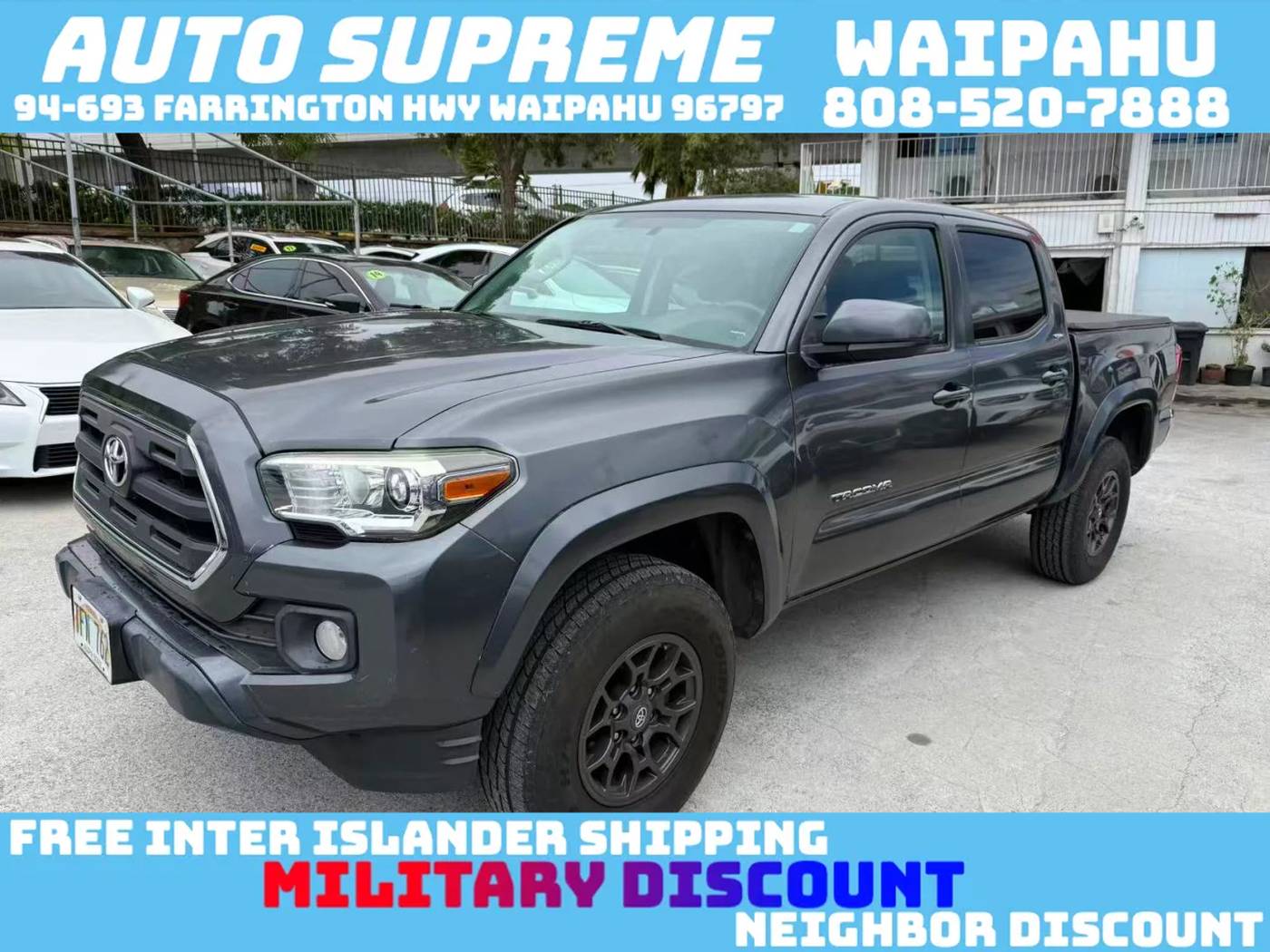 2017 Toyota Tacoma SR5 — Pickup Truck — 87,123 mi — Waipahu, HI