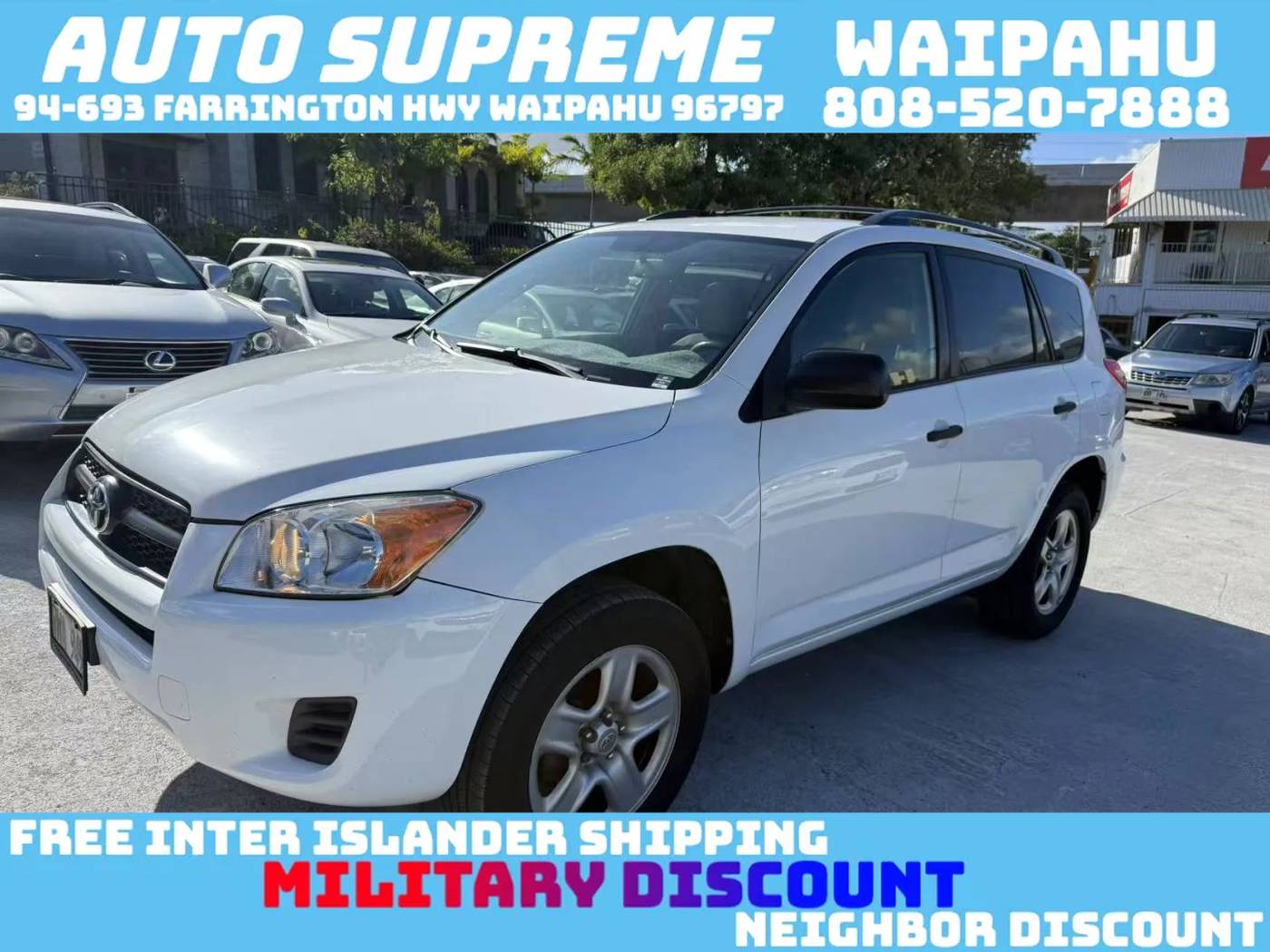 2012 Toyota RAV4 Base — SUV — 93,607 mi — Waipahu, HI