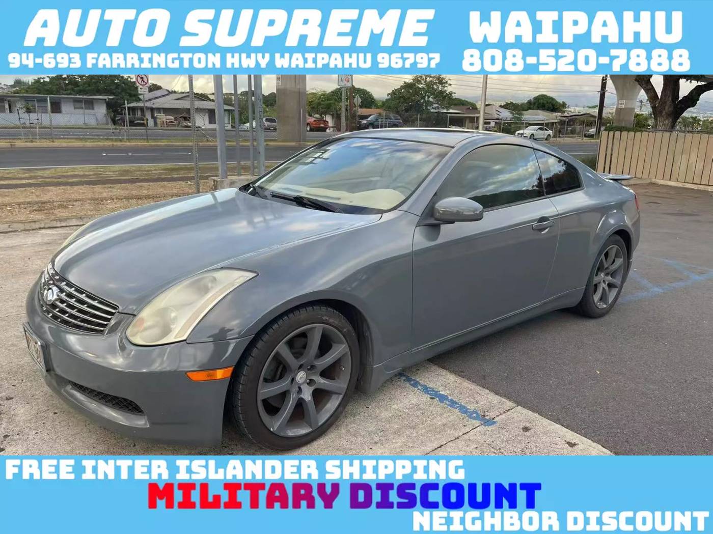 2005 INFINITI G G35 — Coupe — 102,417 mi — Waipahu, HI