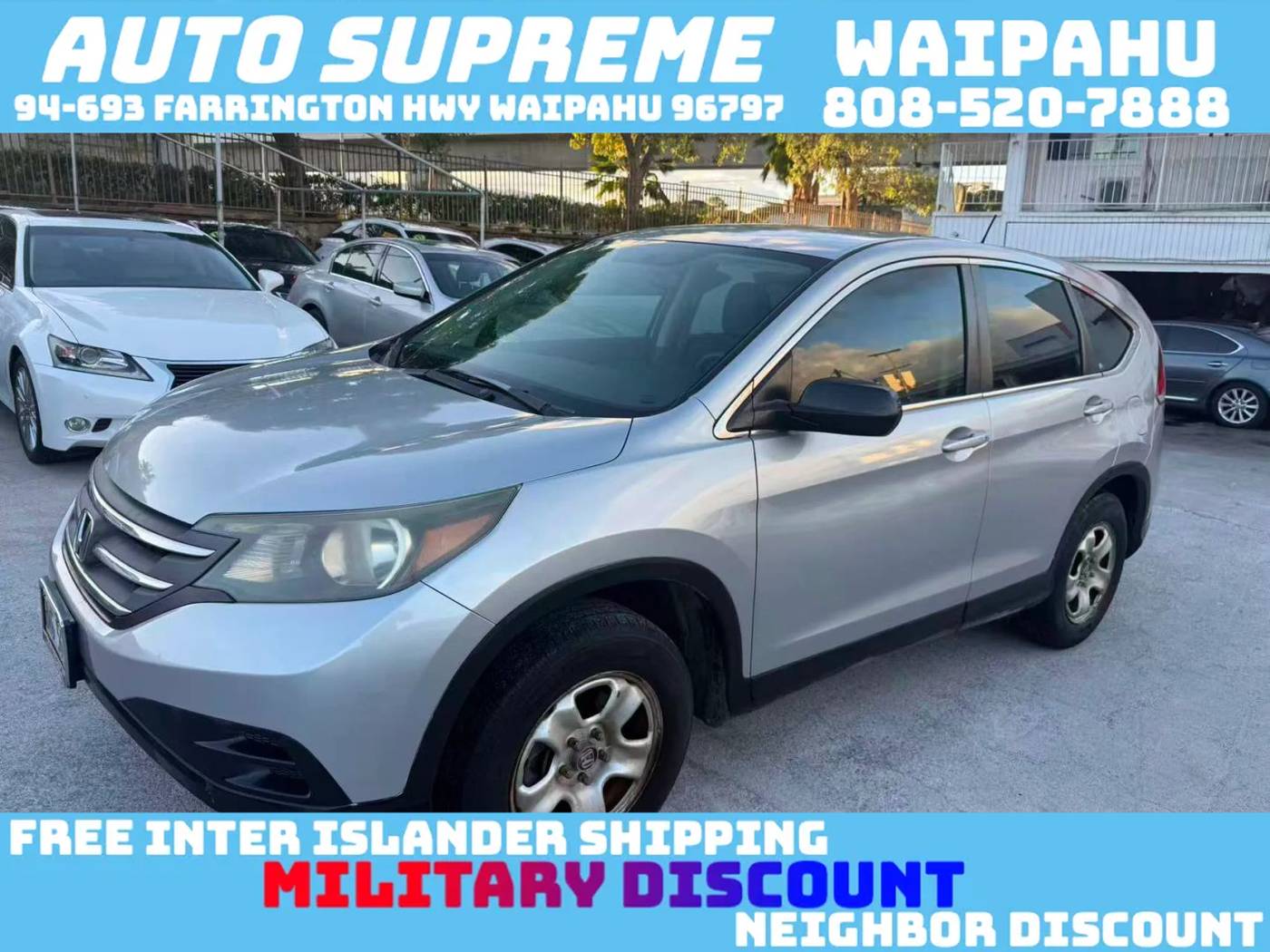 2012 Honda CR-V LX — SUV — 100,012 mi — Waipahu, HI