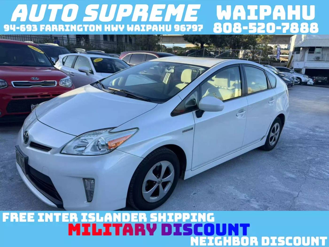 2015 Toyota Prius One — Hatchback — 95,580 mi — Waipahu, HI