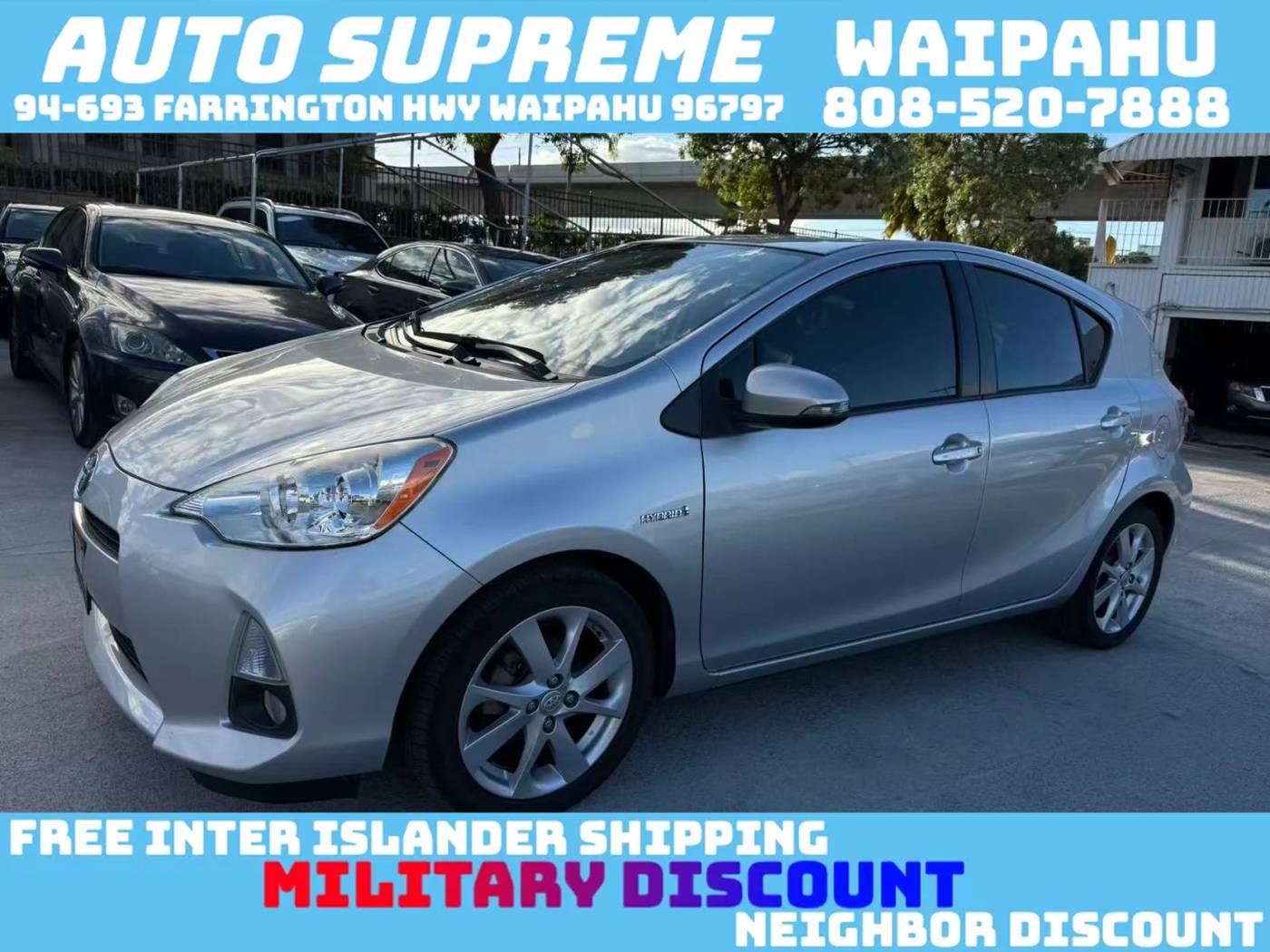 2012 Toyota Prius c One — Hatchback — 41,358 mi — Waipahu, HI