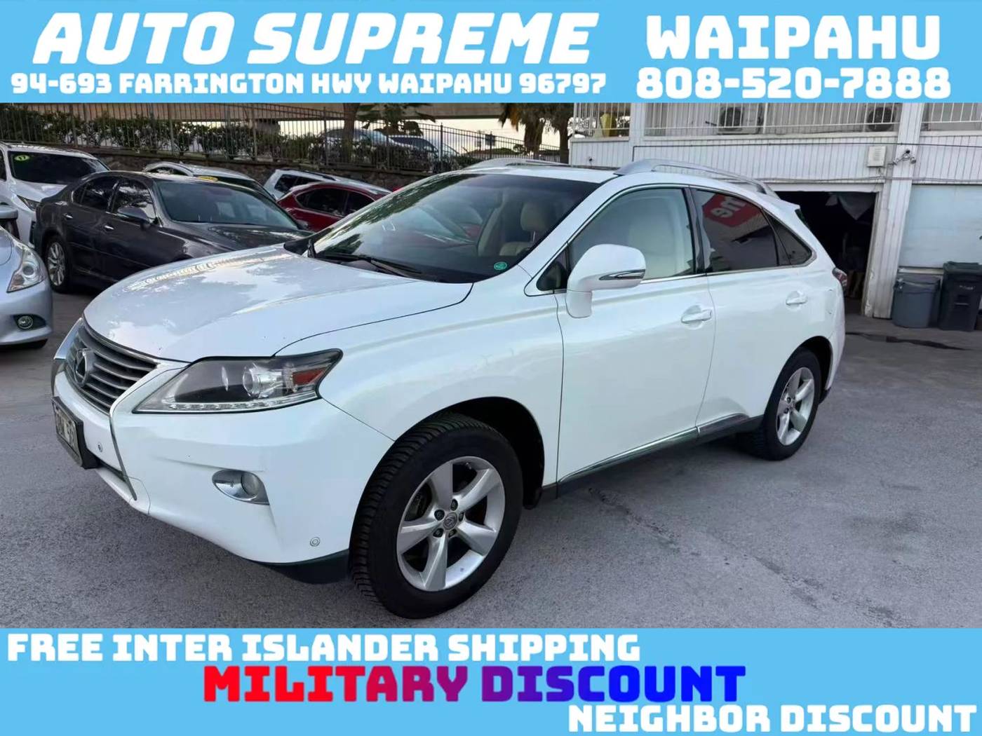 2014 Lexus RX RX 350 — SUV — 123,038 mi — Waipahu, HI