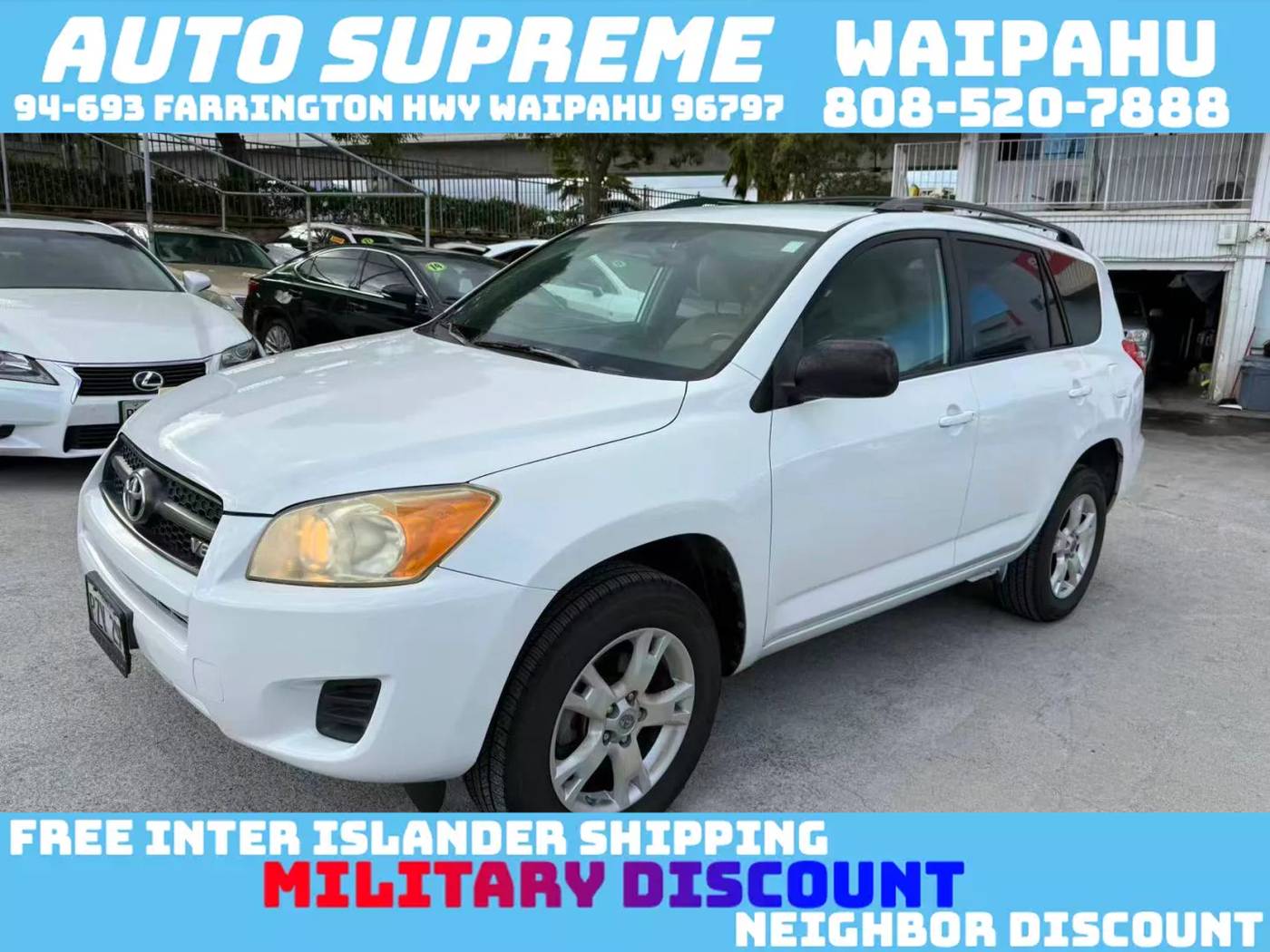 2009 Toyota RAV4 Base V6 — SUV — 147,000 mi — Waipahu, HI