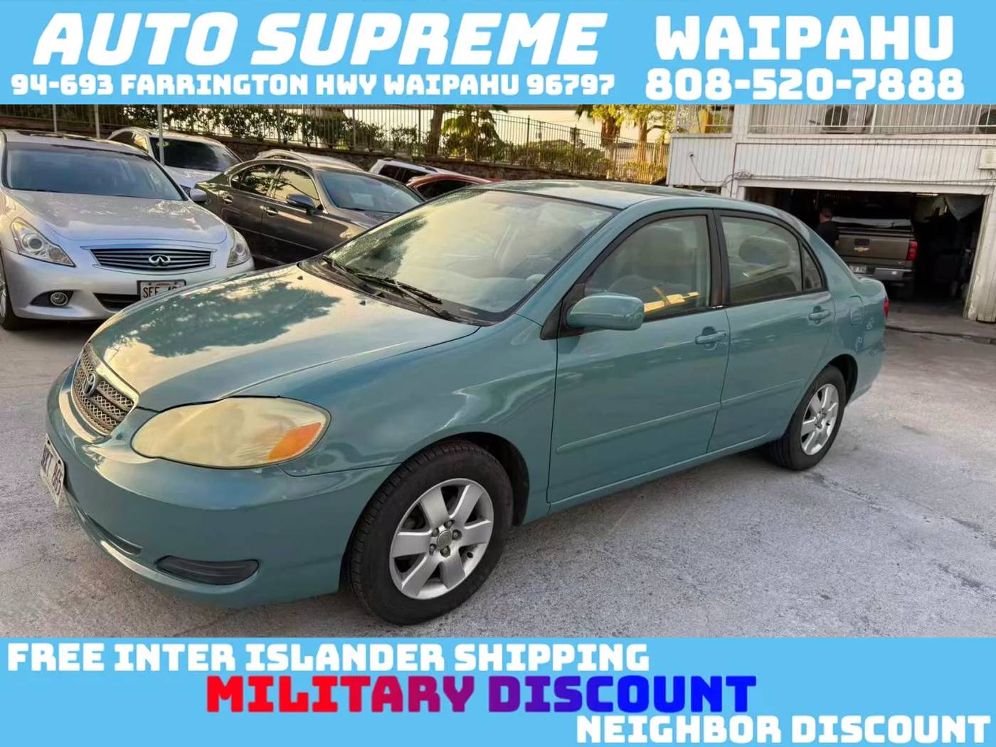 2005 Toyota Corolla CE — Sedan — 87,274 mi — Waipahu, HI