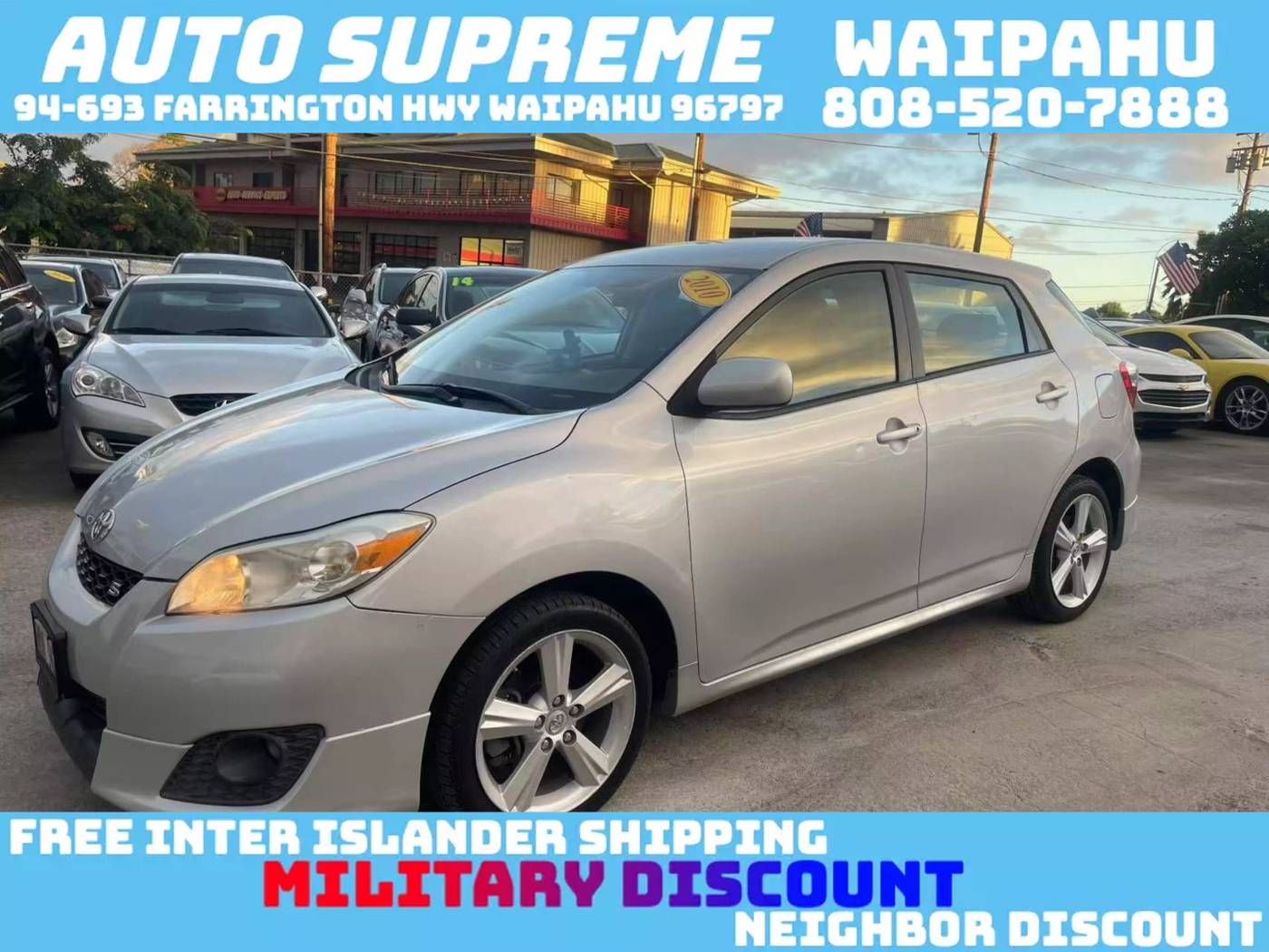 2010 Toyota Matrix S — Wagon — 82,596 mi — Waipahu, HI