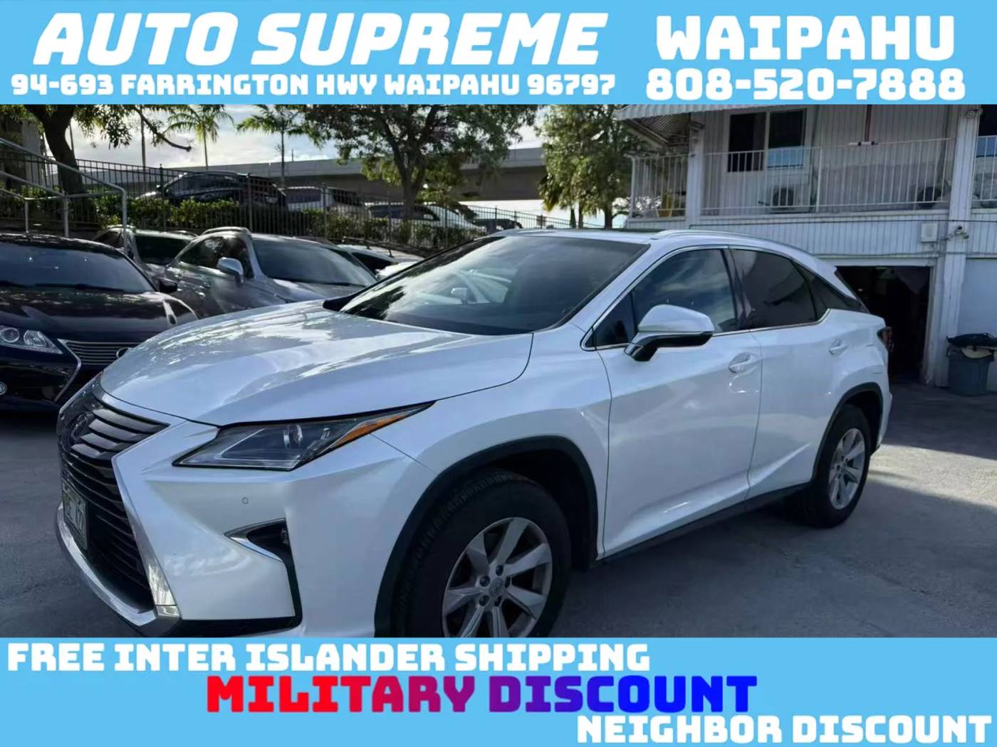 2017 Lexus RX RX 350 — SUV — 72,203 mi — Waipahu, HI