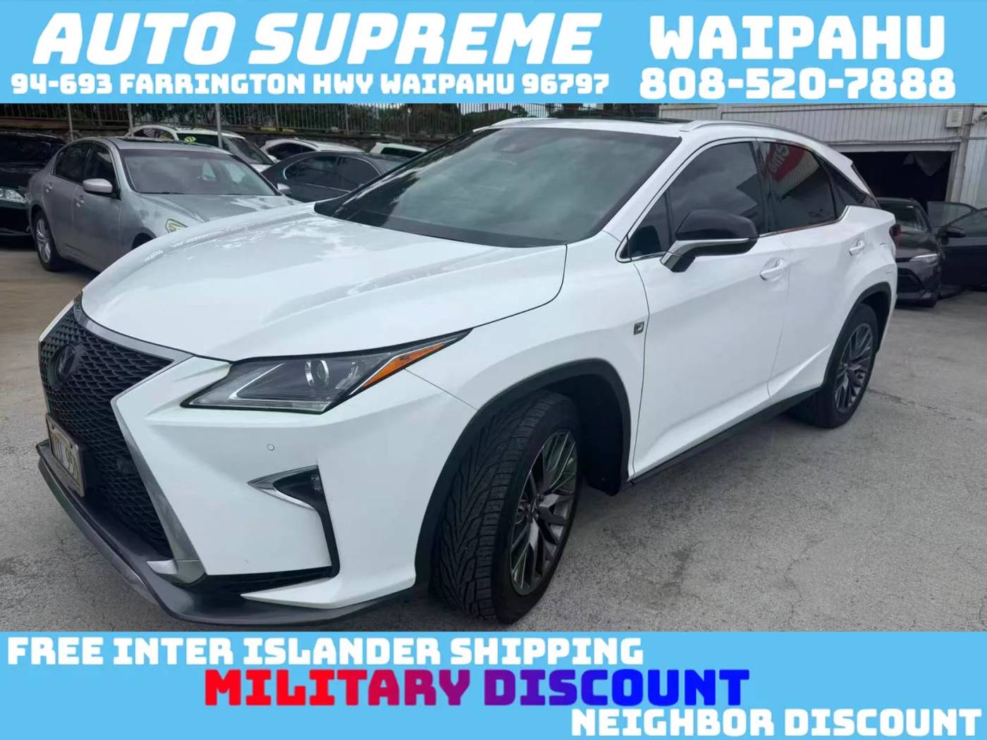 2019 Lexus RX RX 350 F Sport — SUV — 94,766 mi — Waipahu, HI