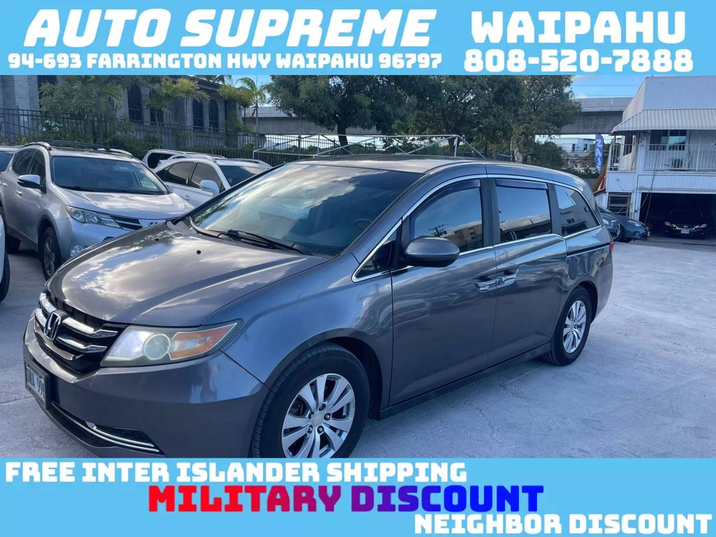 2016 Honda Odyssey SE — Minivan — 89,867 mi — Waipahu, HI