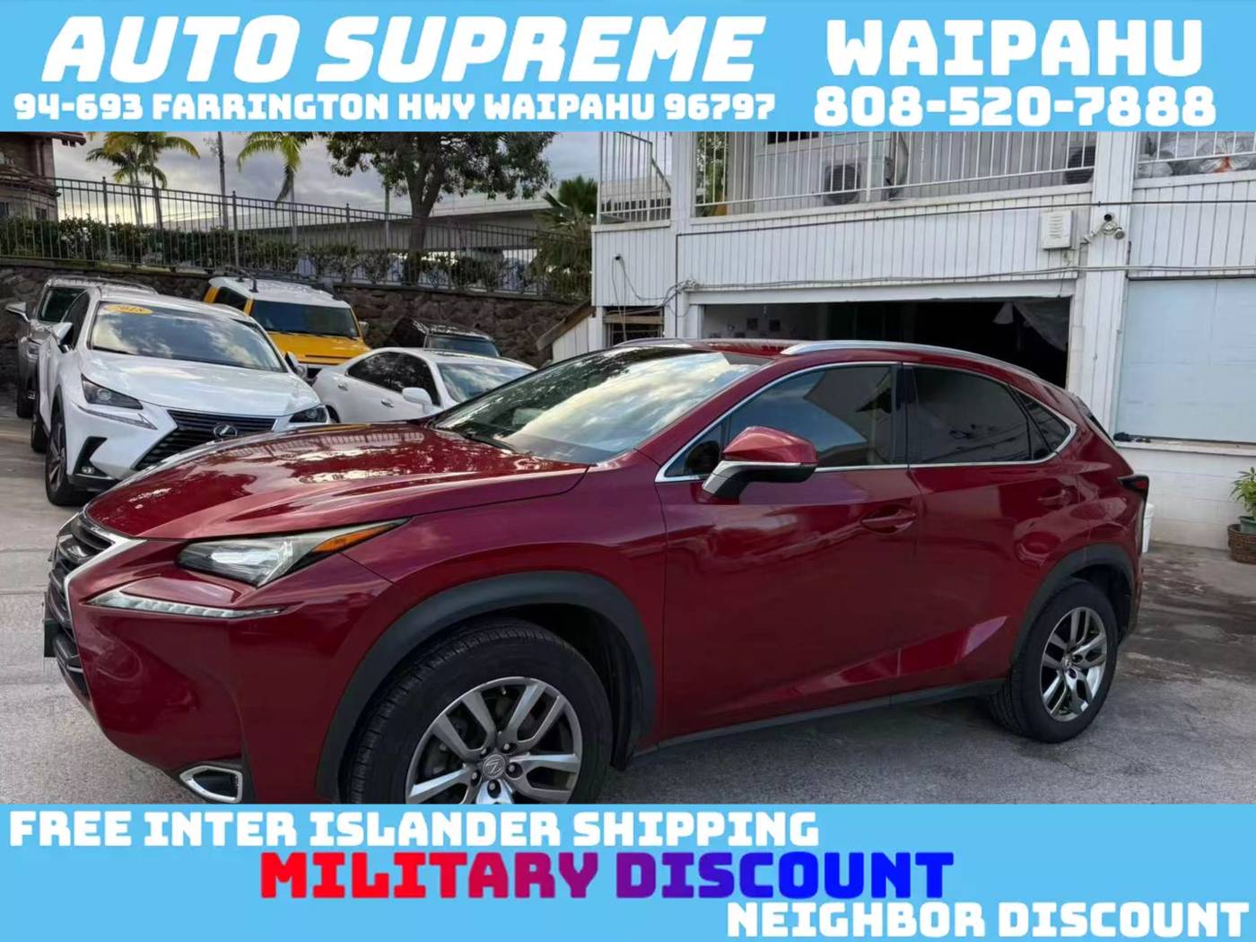 2015 Lexus NX NX 200t — SUV — 102,395 mi — Waipahu, HI