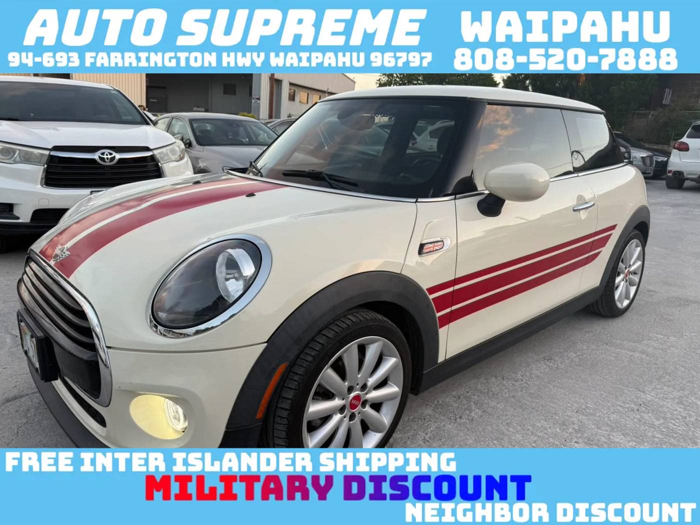 2020 MINI Hardtop Cooper — Hatchback — 48,167 mi — Waipahu, HI