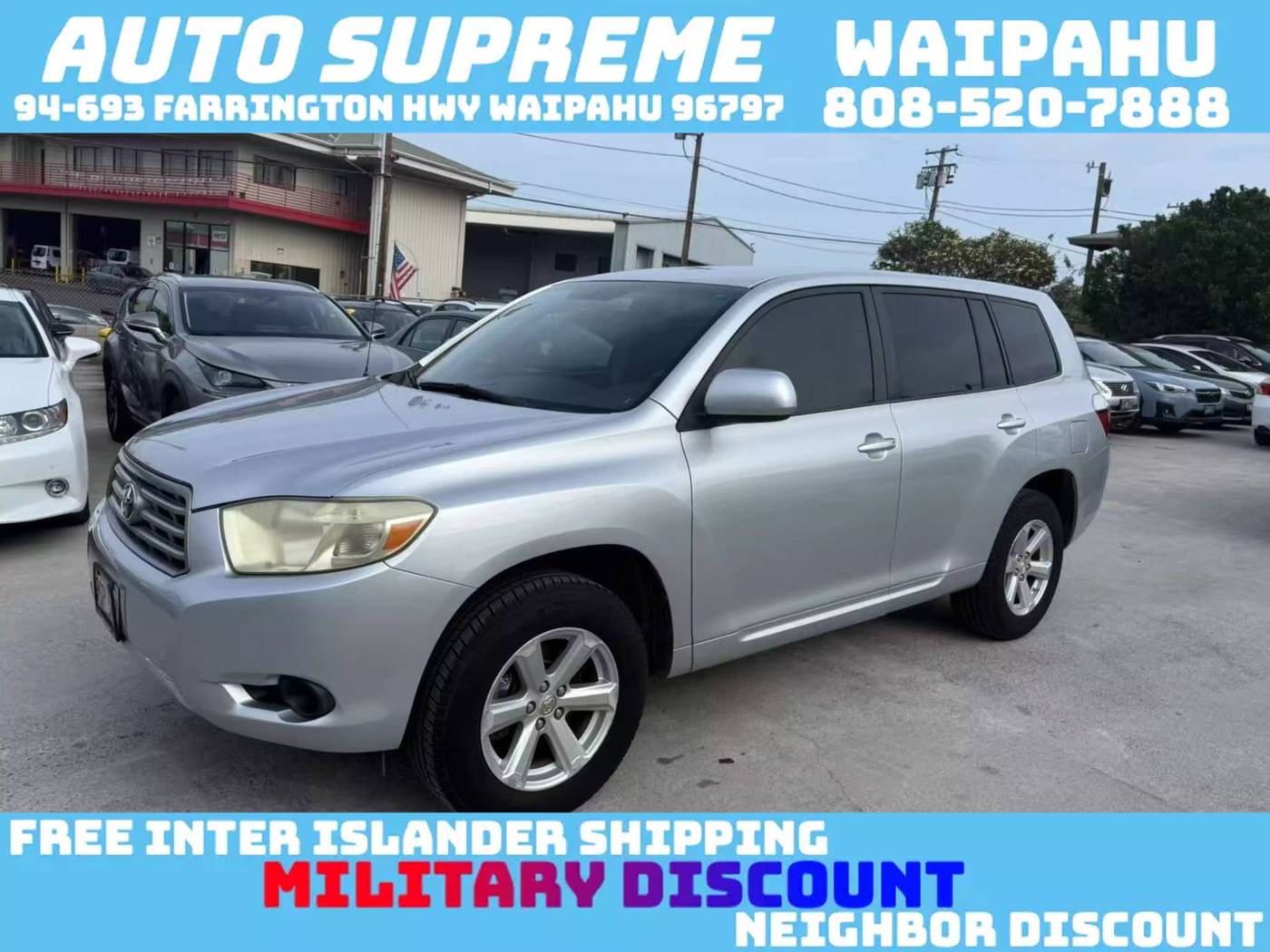 2008 Toyota Highlander Base — SUV — 128,211 mi — Waipahu, HI