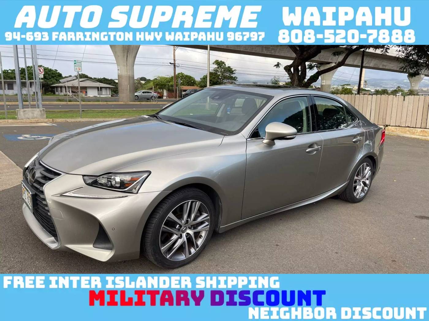 2018 Lexus IS IS 300 — Sedan — 41,252 mi — Waipahu, HI