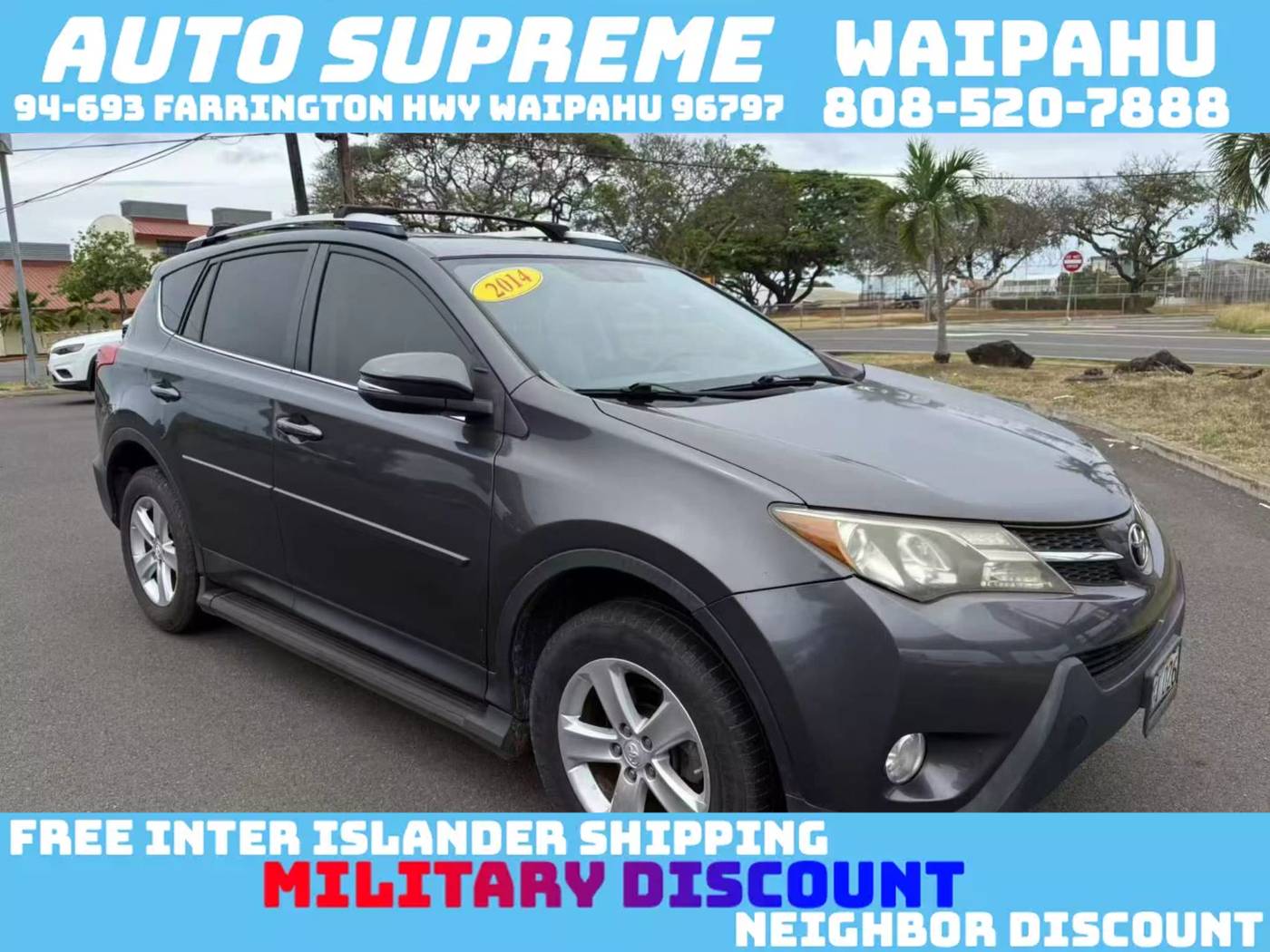 2014 Toyota RAV4 XLE — SUV — 150,253 mi — Waipahu, HI