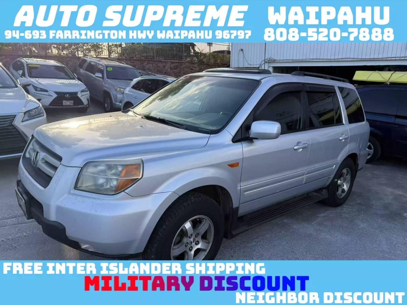 2006 Honda Pilot EX-L — SUV — 117,000 mi — Waipahu, HI