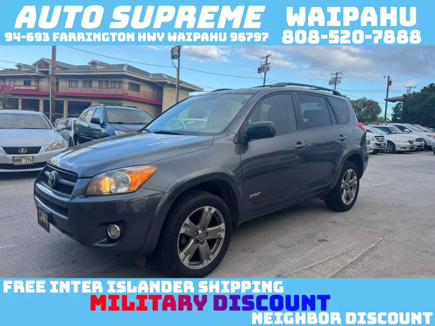 2011 Toyota RAV4 Sport — SUV — 122,043 mi — Waipahu, HI
