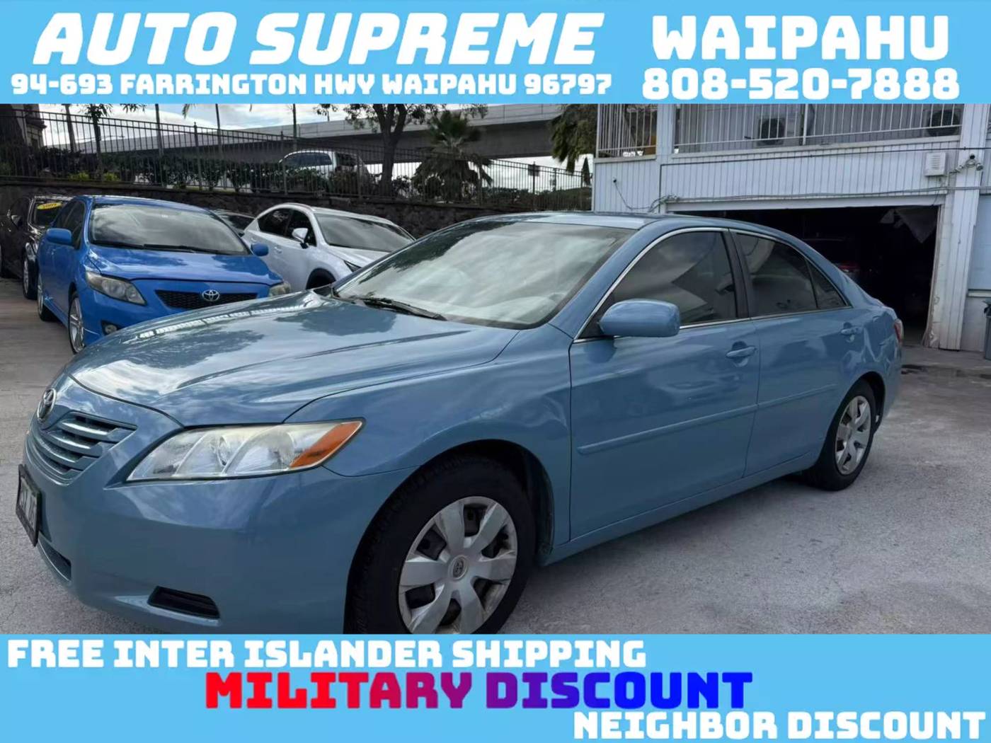 2008 Toyota Camry LE V6 — Sedan — 75,416 mi — Waipahu, HI