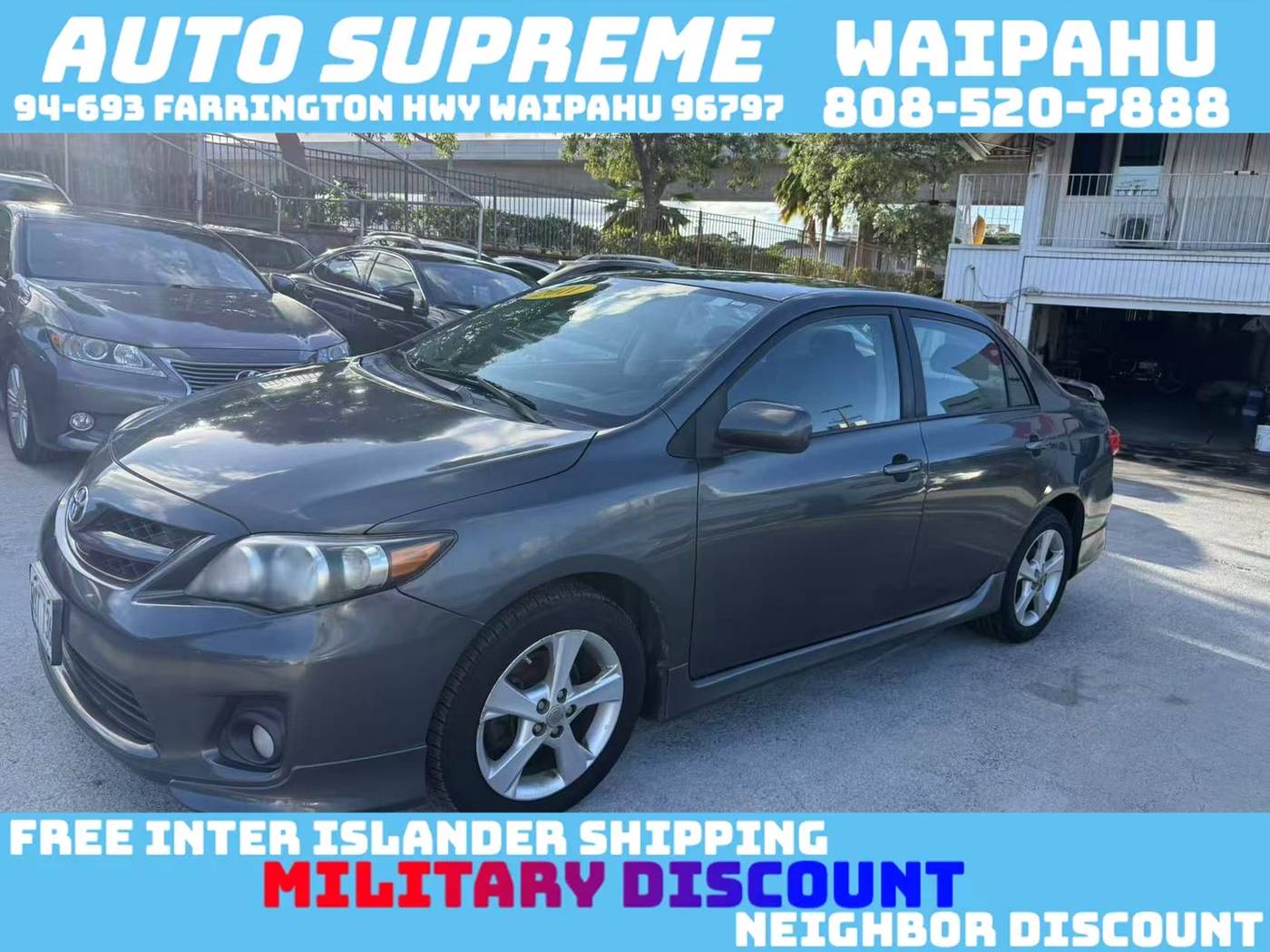 2011 Toyota Corolla S — Sedan — 51,000 mi — Waipahu, HI