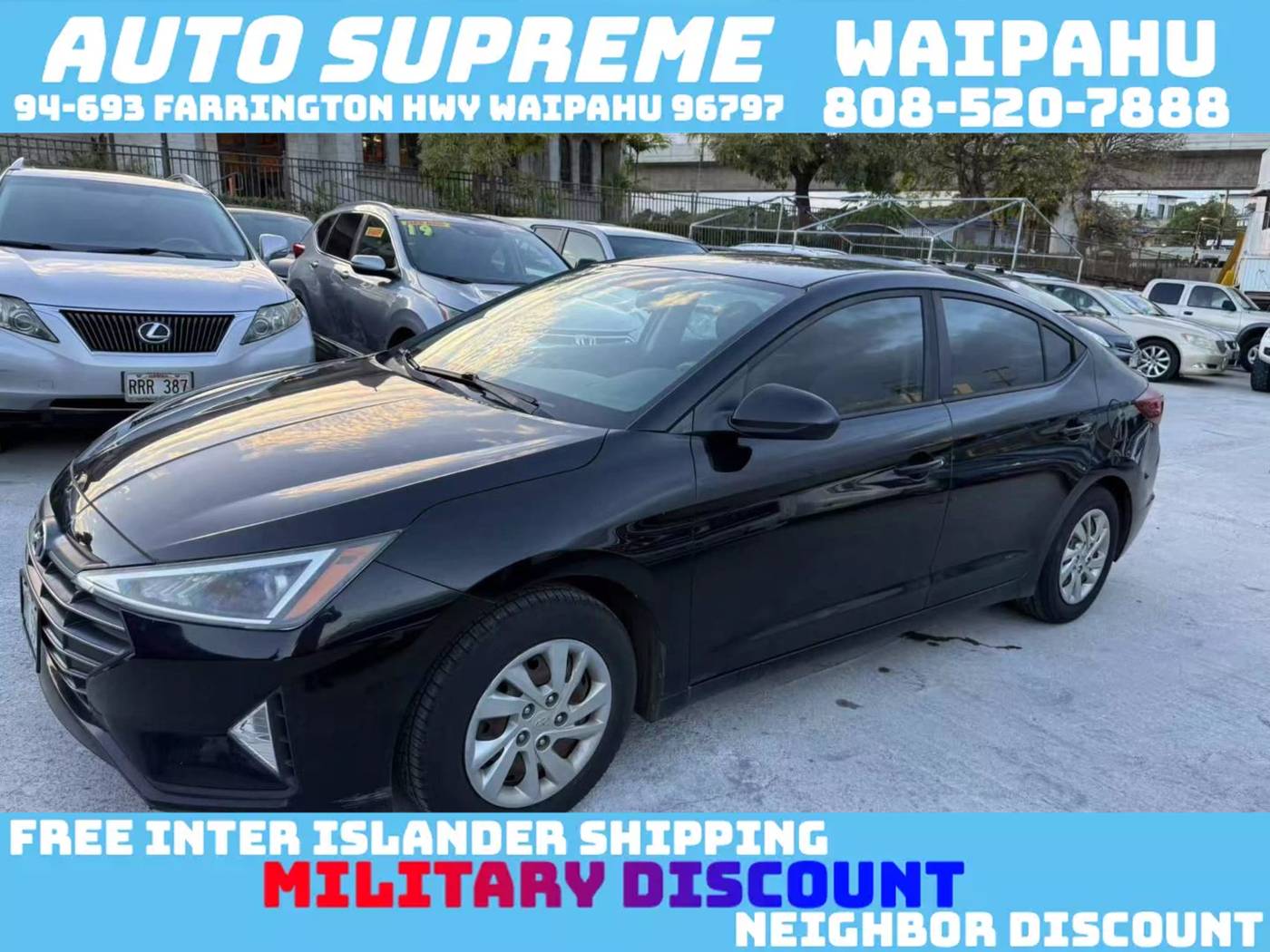 2019 Hyundai Elantra SE — Sedan — 52,288 mi — Waipahu, HI