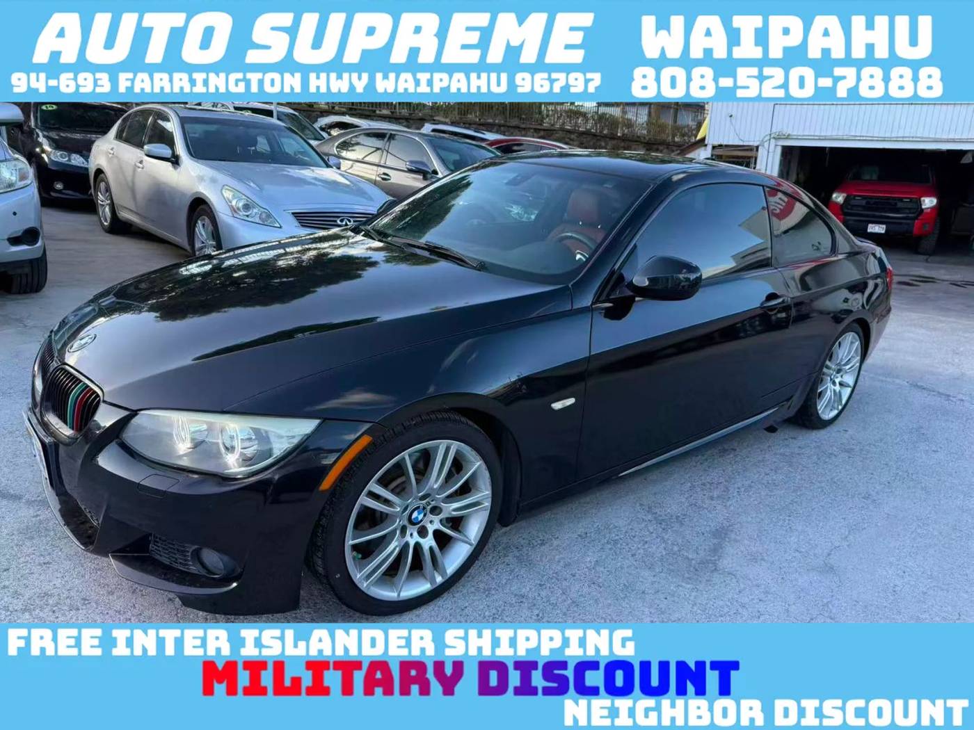 2013 BMW 3 Series 335i — Coupe — 54,072 mi — Waipahu, HI