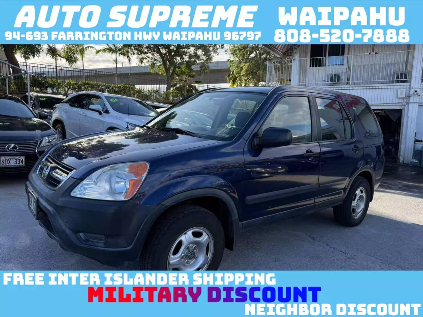 2004 Honda CR-V LX — SUV — 97,124 mi — Waipahu, HI