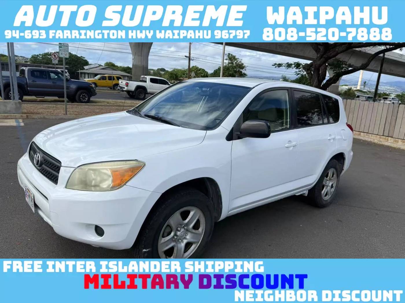 2008 Toyota RAV4 Base — SUV — 128,321 mi — Waipahu, HI