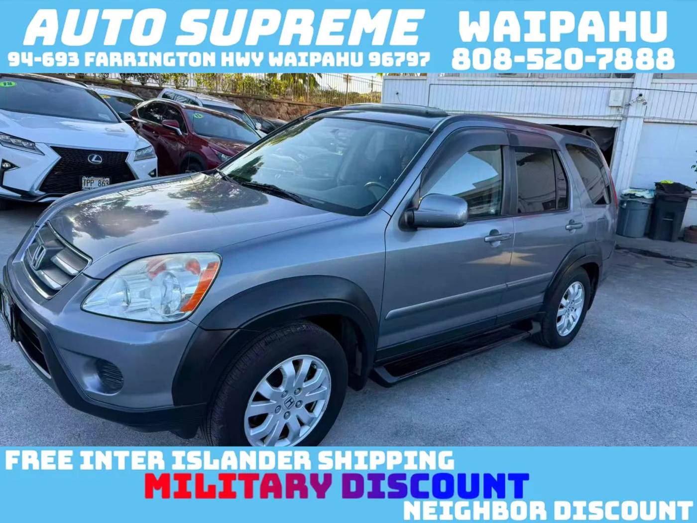 2005 Honda CR-V EX — SUV — 81,693 mi — Waipahu, HI