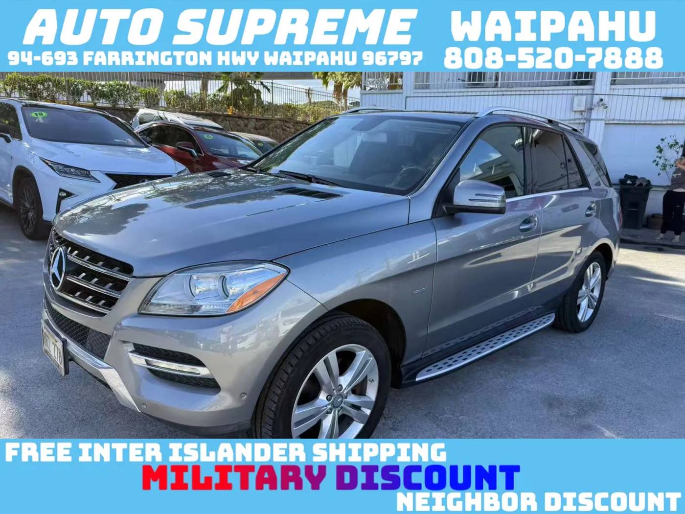 2012 Mercedes-Benz M-Class ML 350 — SUV — 65,061 mi — Waipahu, HI