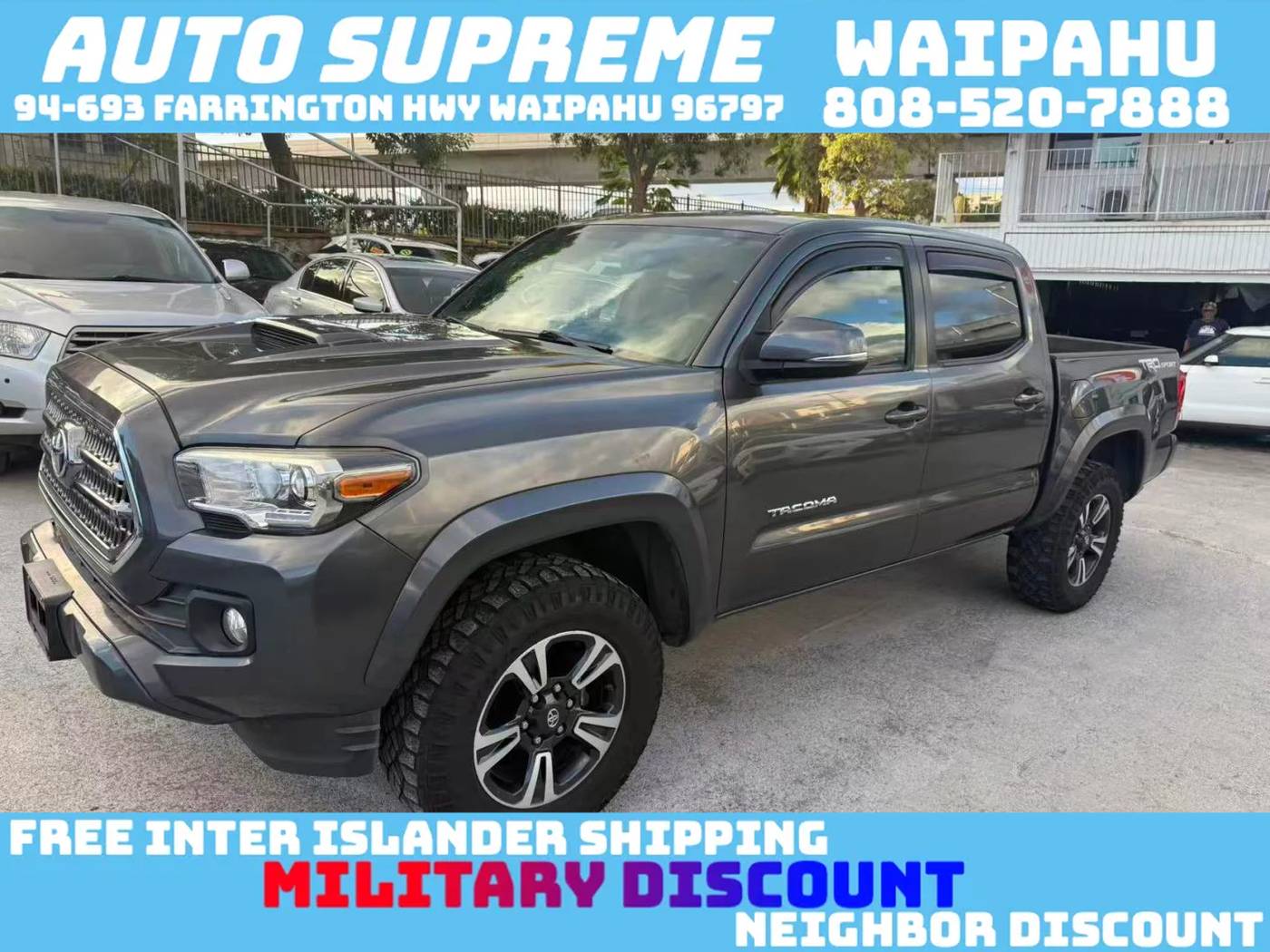 2017 Toyota Tacoma TRD Off Road — Pickup Truck — 78,000 mi — Waipahu, HI