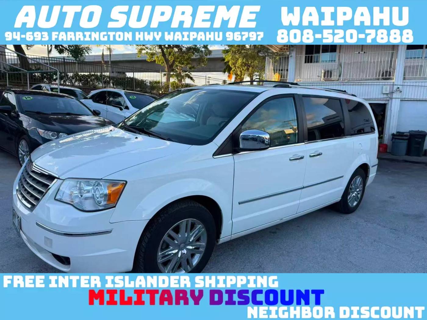 2008 Chrysler Town & Country Limited — Minivan — 39,879 mi — Waipahu, HI