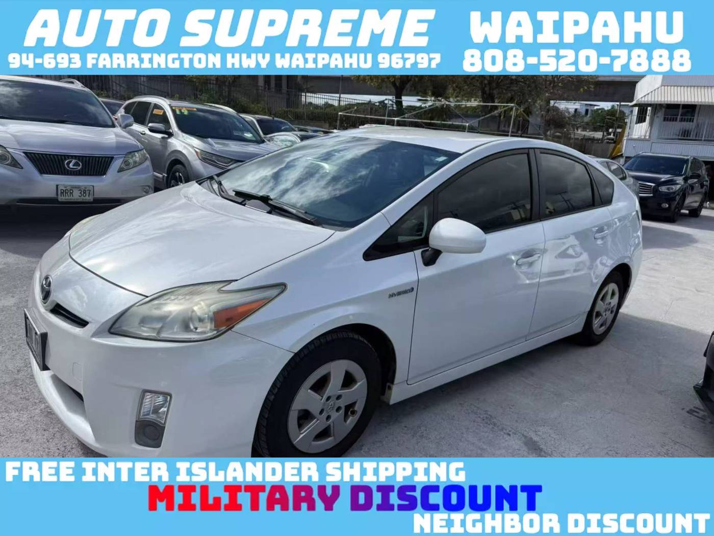 2010 Toyota Prius Two — Sedan — 76,893 mi — Waipahu, HI