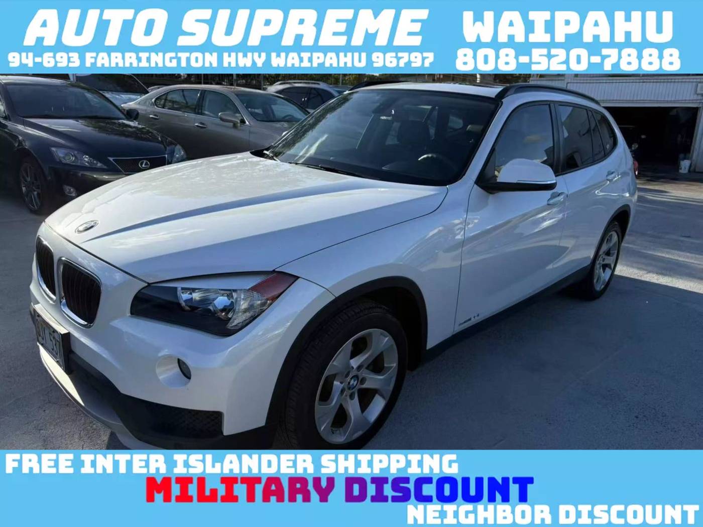 2015 BMW X1 28i — SUV — 66,435 mi — Waipahu, HI