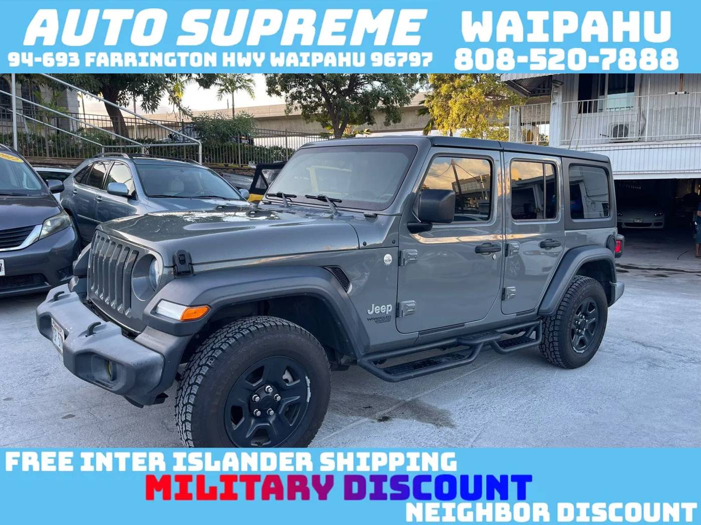 2018 Jeep Wrangler Sport — SUV — 38,000 mi — Waipahu, HI