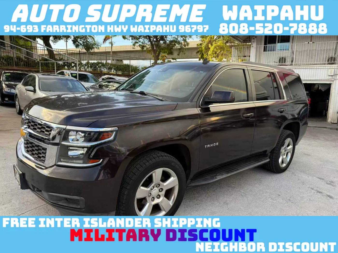 2015 Chevrolet Tahoe LT — SUV — 104,313 mi — Waipahu, HI