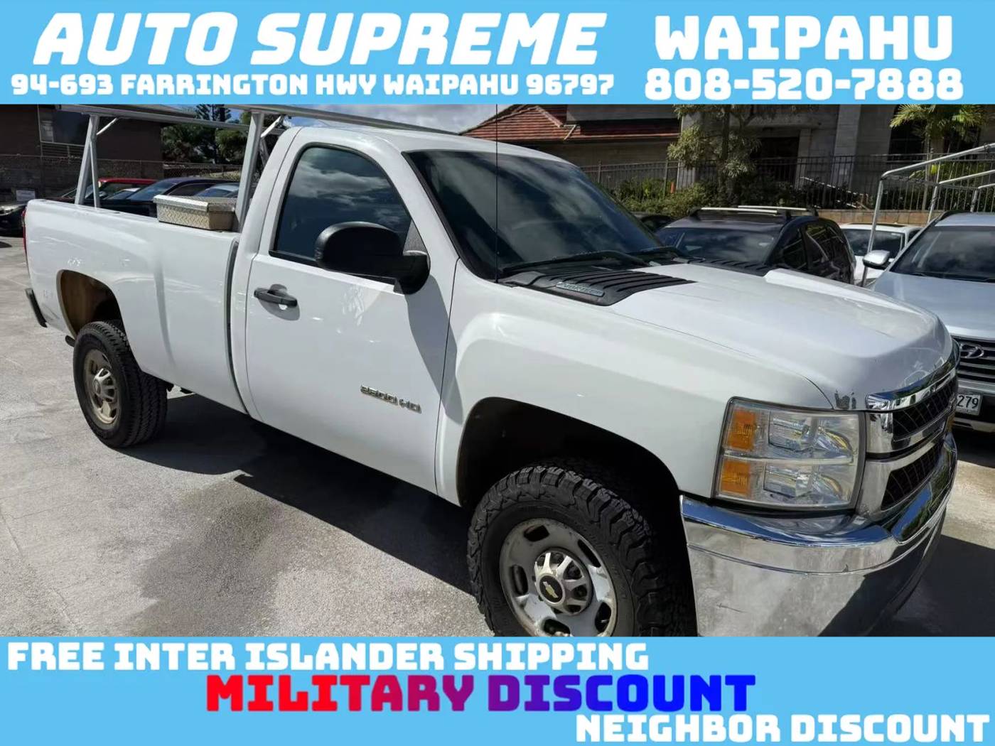 2012 Chevrolet Silverado 2500HD WT — Pickup Truck — 132,528 mi — Waipahu, HI